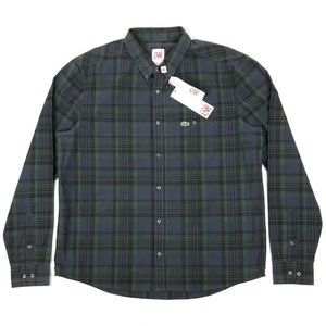 Lacoste Live Plaid Long Sleeve Button Front Shirt